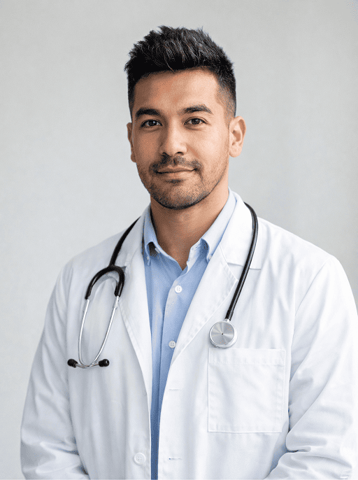 Representative image of a medical professional providing consultation guidance for AVN patients